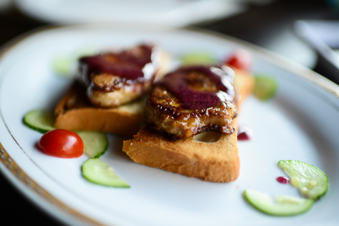 foie gras on toast bed & breakfast